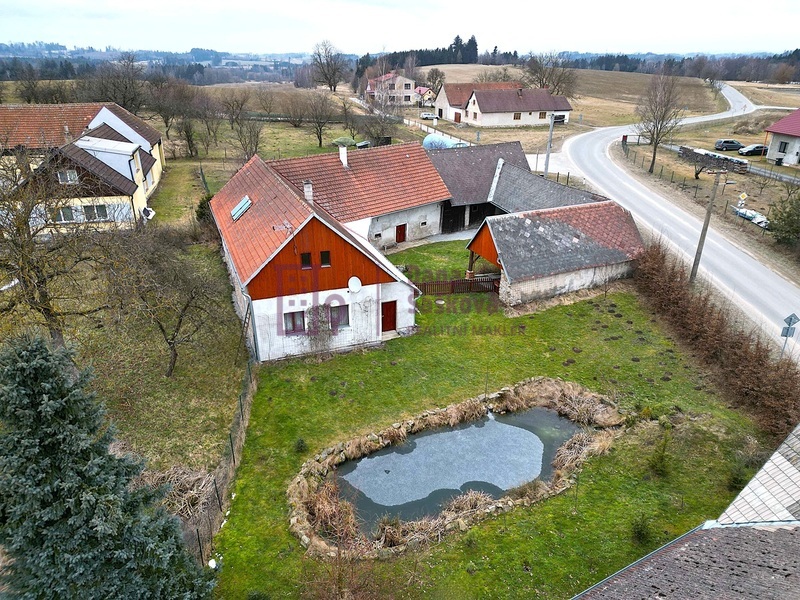 Prodej, rodinný dům 2+1, 3609 m2, Studená - Domašín