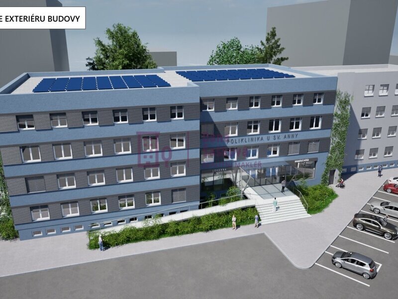 Pronájem, kancelář, 60 m2, Jindřichův Hradec, sídliště U Nádraží